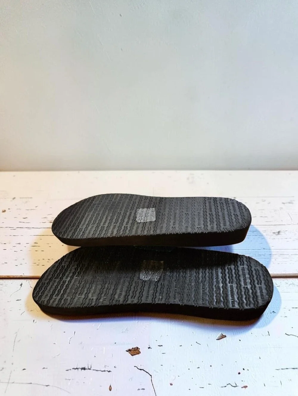 Yellow Box Turquoise Woven Strap Black Footbed Flip Flops - Picture 5 of 5